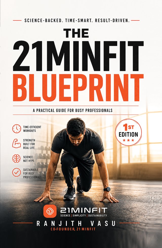 Cover of The 21minFit Blueprint by Ranjith Vasu